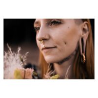 Flower Push-Fit Labret Flower Push-Fit Labret