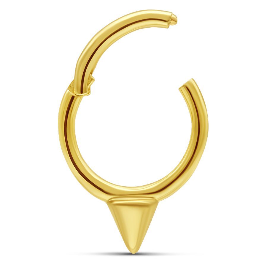 14k Cone Hinged Ring