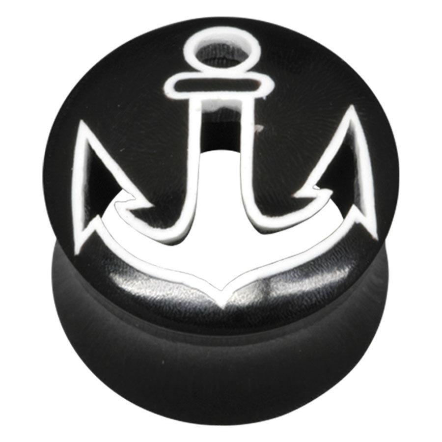 Cut-Out Anchor Buffalo Horn Plug Cut-Out Anchor Buffalo Horn Plug