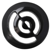 Buffalo Horn Cut Out Circle Plug Buffalo Horn Cut Out Circle Plug