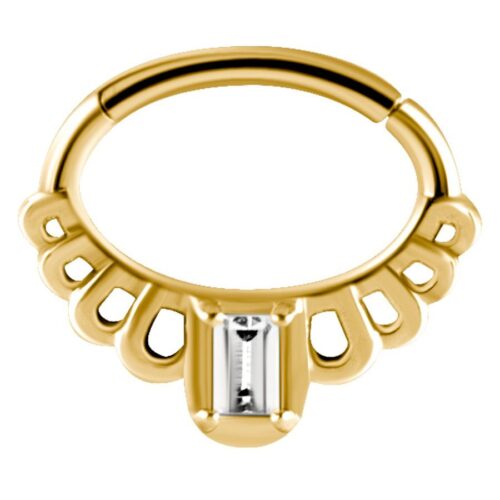 Hinged Princess Clicker - Golden Metal