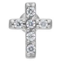 Jewelled Cross Earbarbell Jewelled Cross Earbarbell