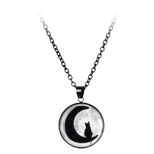Moonlight Cat Necklace