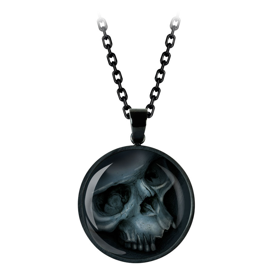 Grey Skull Necklace