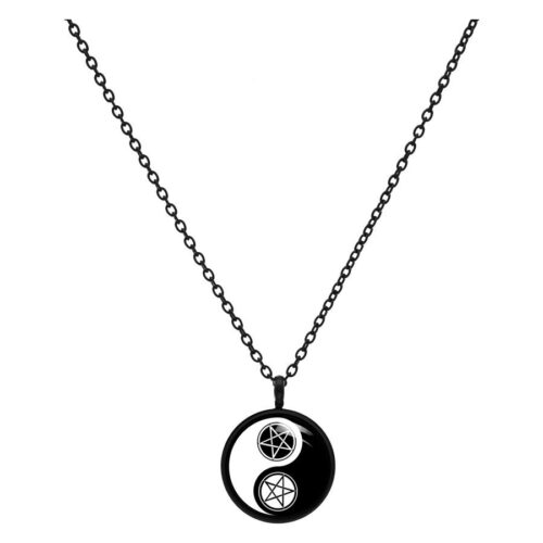 Pentagram Yin Yang Necklace