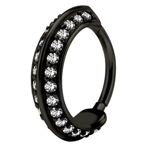Double Jewelled Hinged Ring