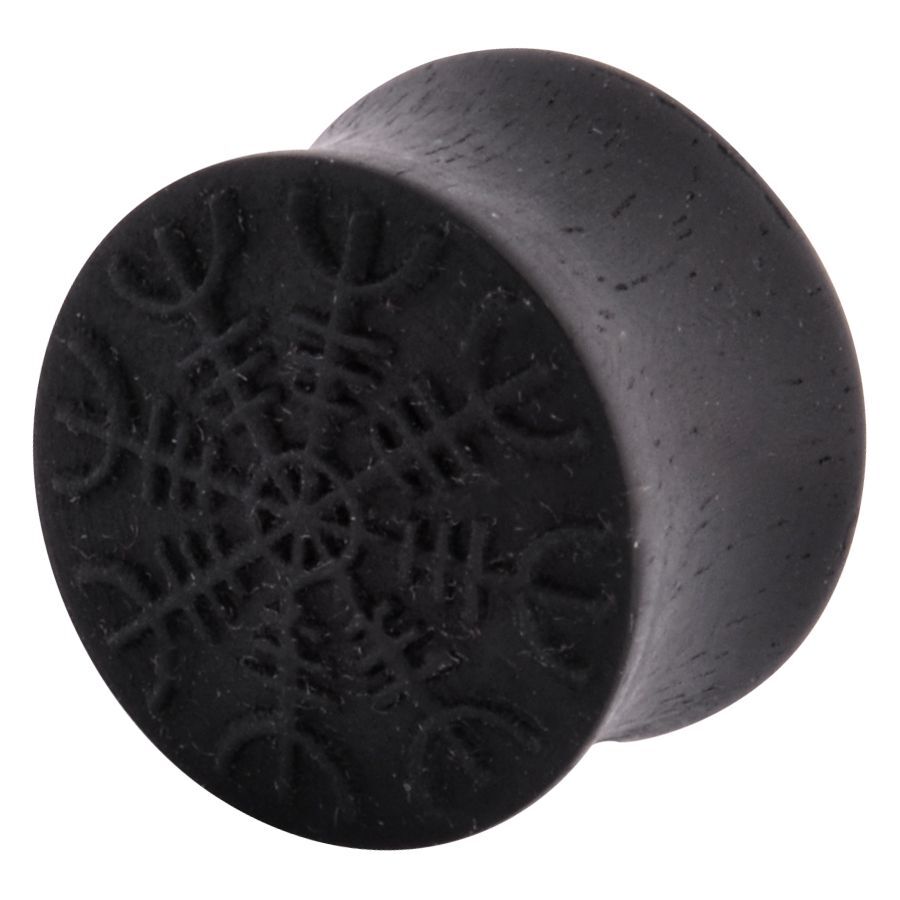 Helm of Awe on Black Wood Helm of Awe on Black Wood