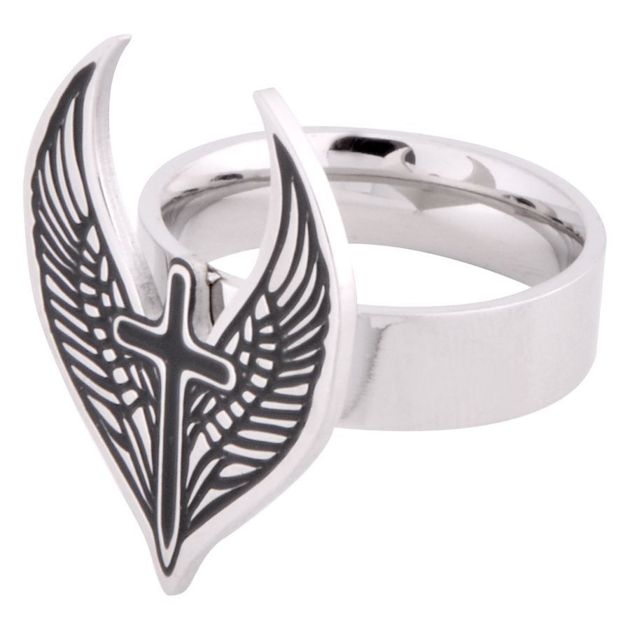 Winged Cross Ring Winged Cross Ring