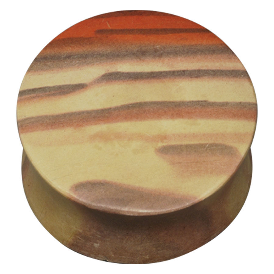 Organic Print Stone Plug Organic Print Stone Plug