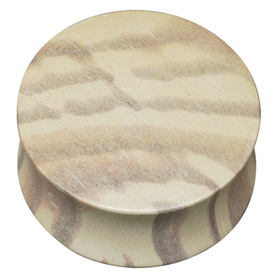 Organic Print Stone Plug Organic Print Stone Plug