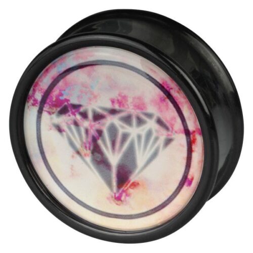 Diamond Black Pink Plug