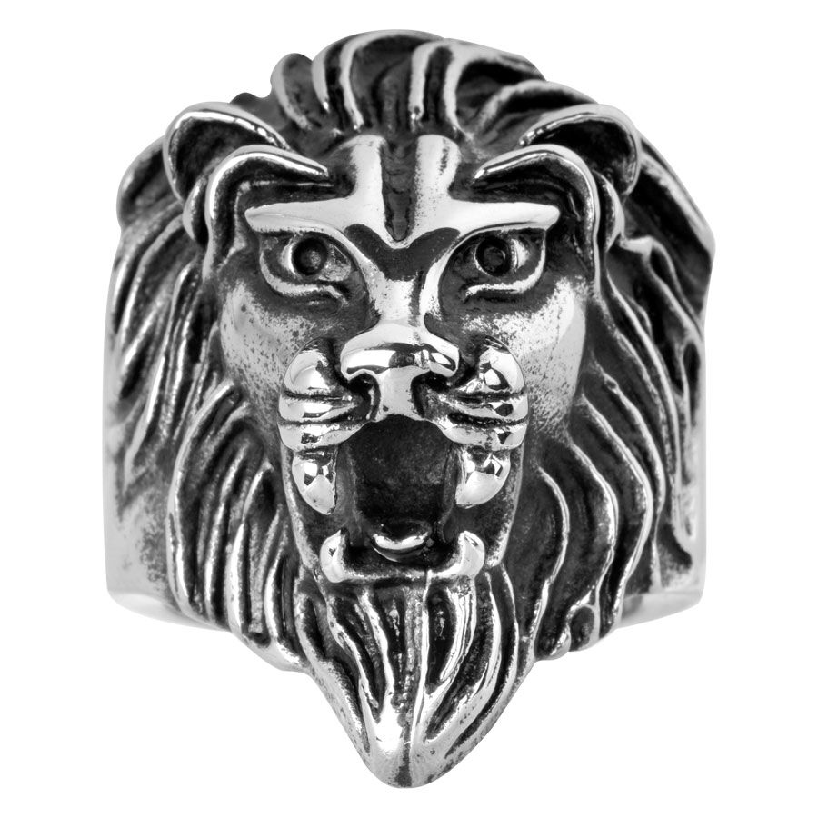 Steel Basicline® Lion Ring Steel Basicline® Lion Ring
