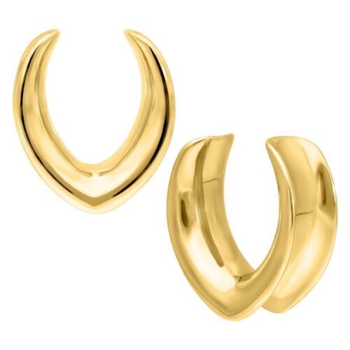 Oval Ear Saddles Silver 