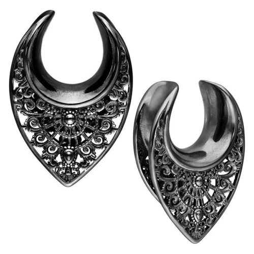 Ear Saddles Silver Oriental