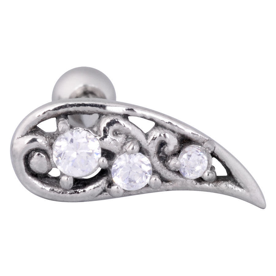 Steel Basicline® Upper Ear Barbell Flower Steel Basicline® Upper Ear Barbell Flower