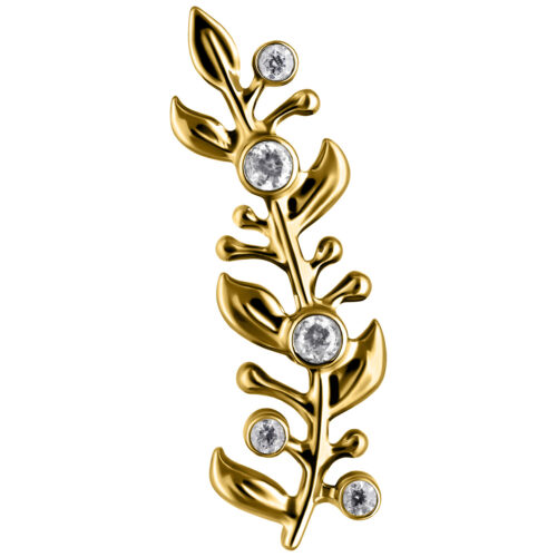 Push Fit Winter Branch Attachment - Golden Metal