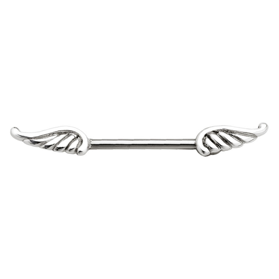 Silver Winged Barbell