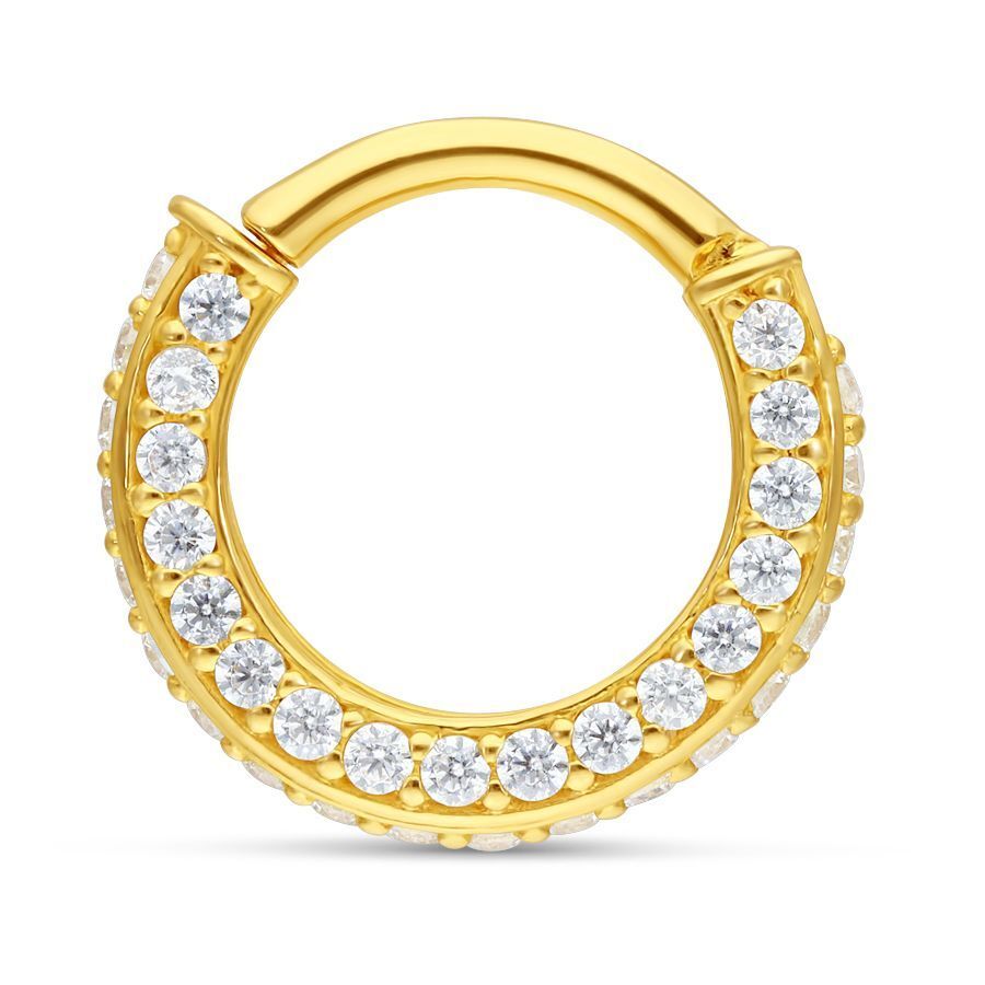 18k Double Jewelled Hinged Ring 18k Double Jewelled Hinged Ring