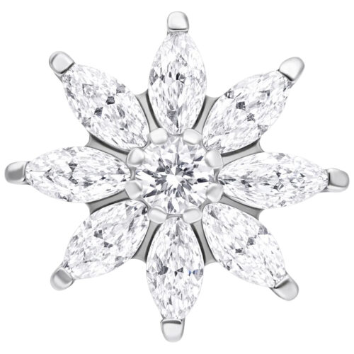 Push Fit Winter Crystal Ice Flower Attachment