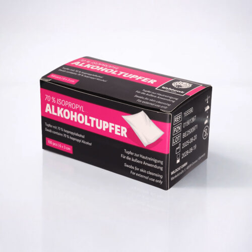 Wildcat Alkoholtupfer 6 x 3 cm