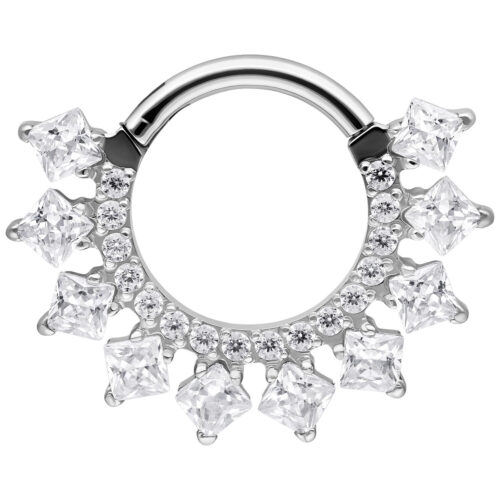 Crystal Halo Septum Clicker