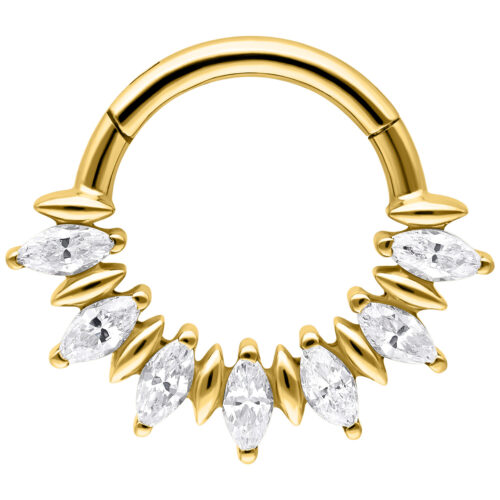 Marquise Sunburst Septum Clicker