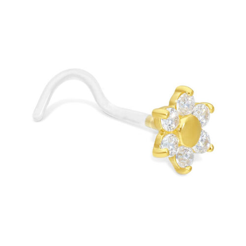 18k Jewelled Flower