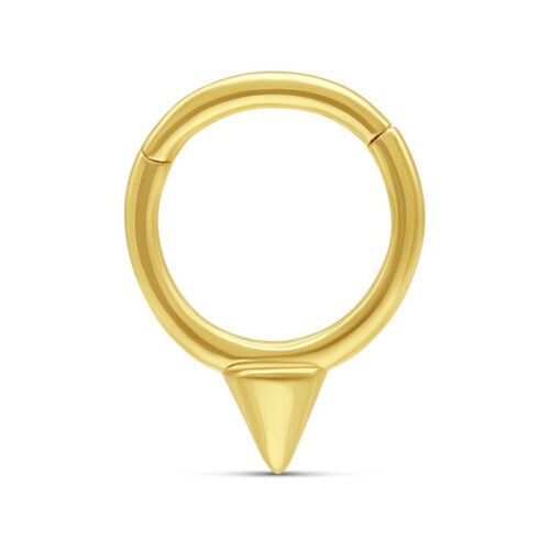 14K Cone Hinged Ring