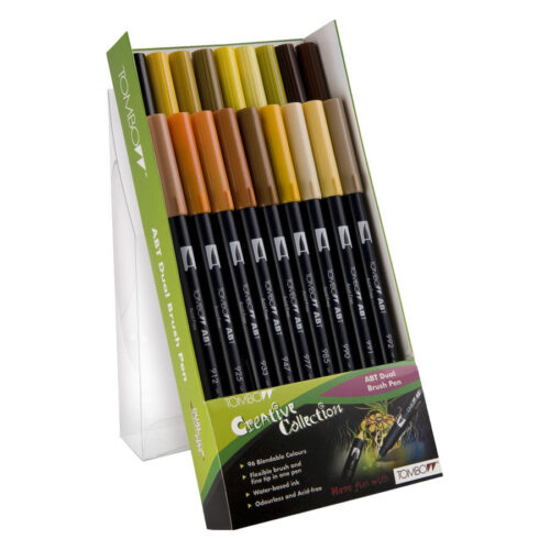 Dual Brush Pen 18er Set Erdfarben