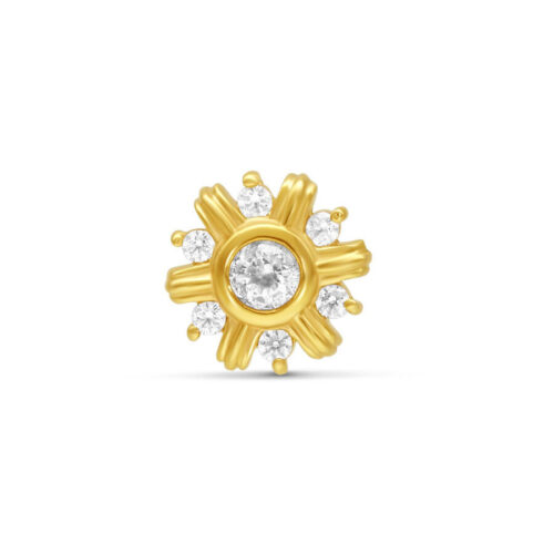 14K Internally Sunflower Attachment
