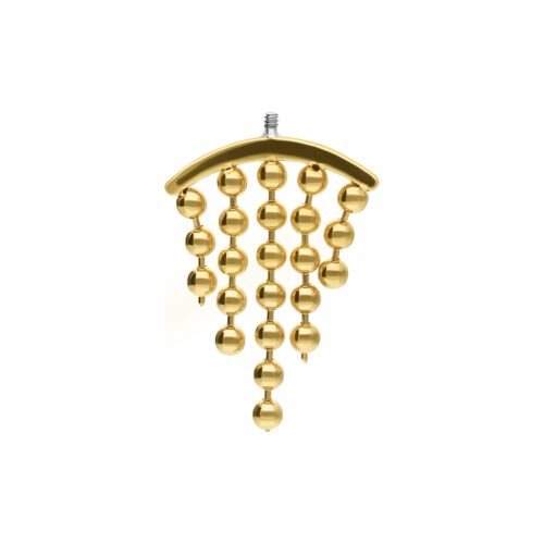 Wildcat® - 18K Internally Bubble Chains Hidden Helix Attachment