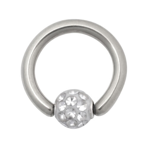 Sealed Multi Jewelled Clip in Ring