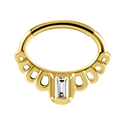 Hinged Princess Clicker - Golden Metal