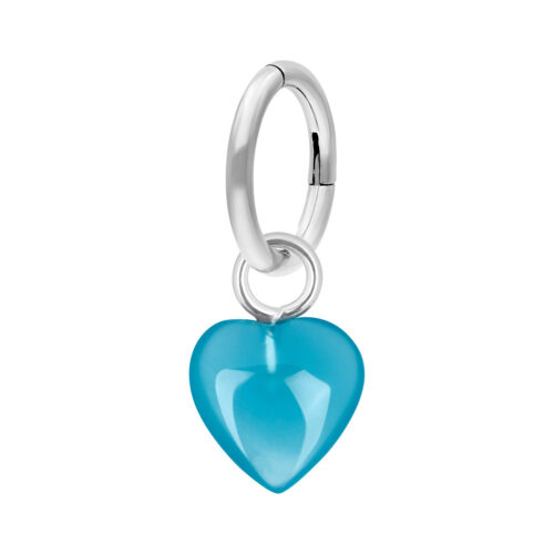 Stone Heart Belly Ring