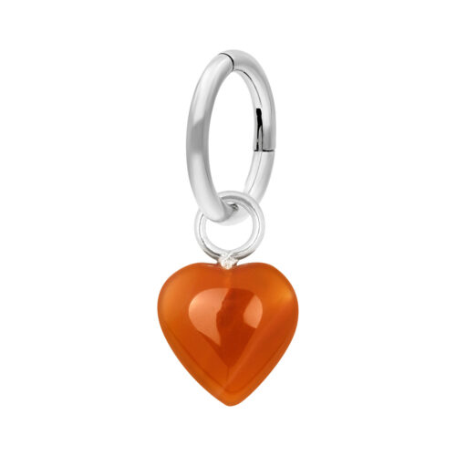 Stone Heart Belly Ring