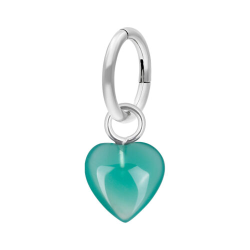 Stone Heart Belly Ring