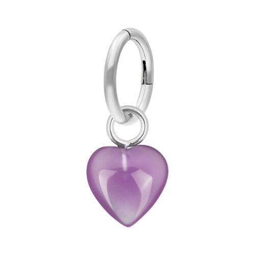 Stone Heart Belly Ring
