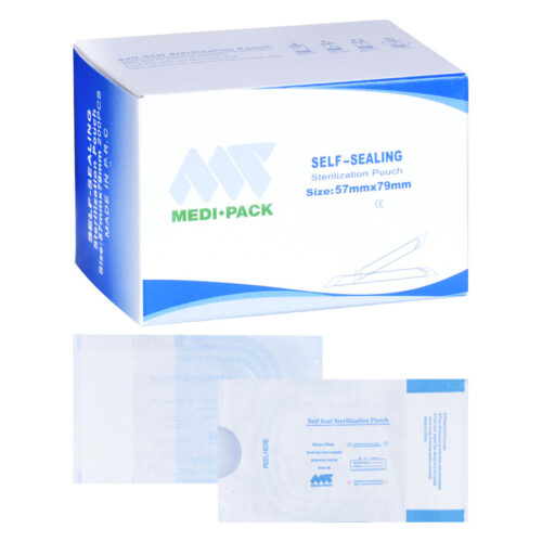 Transparent sterilization bags 57 x 79 mm