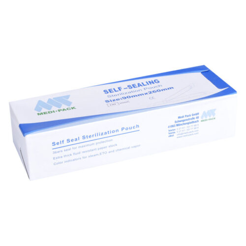 Transparent sterilization bags 90 x 260 mm