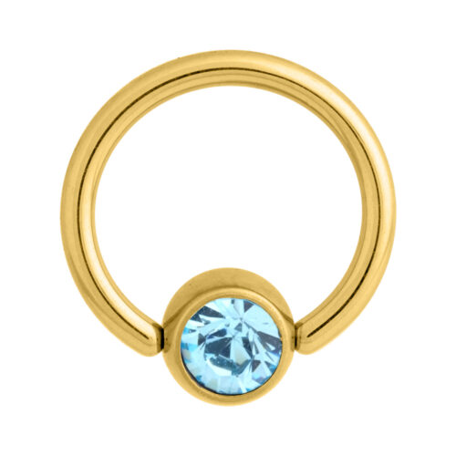 Flat Back Jewelled Clip in Ring