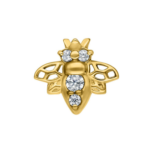 Terminale Cristalli Bee Acciaio per Filetto Interno