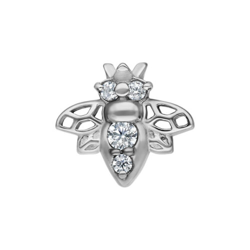 Terminale Cristalli Bee Acciaio per Filetto Interno