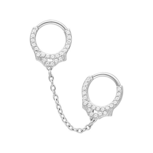 Glitter Cuffs Short Chain