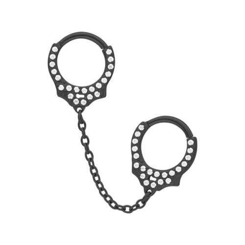 Glitter Cuffs Short Chain