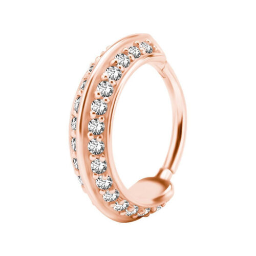 Double Jewelled Hinged Ring