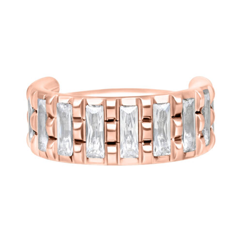 Baguette Crystal Clicker - Rosegold