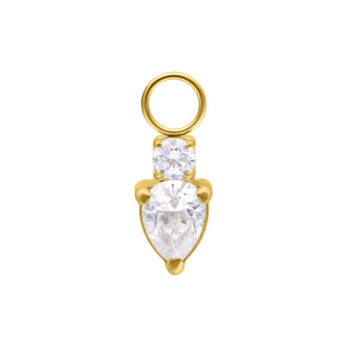 Mystic Crystal Pendant - Golden Metal