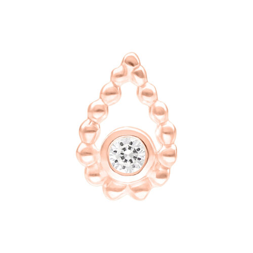 Push Fit Bead Drop Attachment for Bioplast - Rosegold