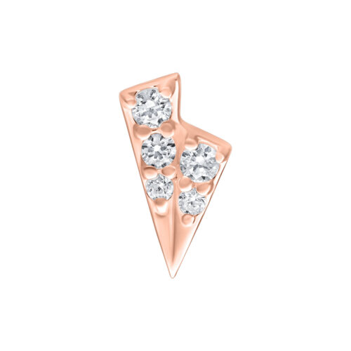 Push Fit Double Tricorne Attachment for Bioplast - Rosegold