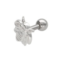Bee Silver Earbarbell
